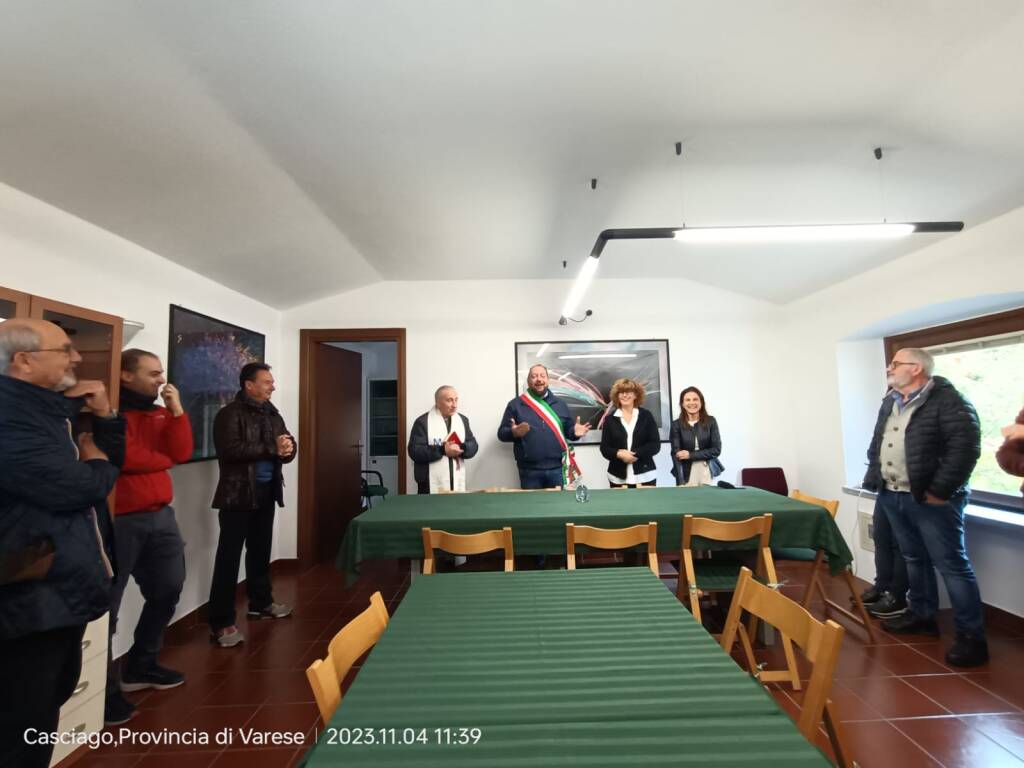 Inaugurata la nuova sede dell'Associzione Anni Verdi di Casciago