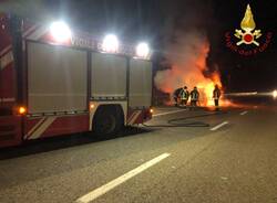 incendio auto 336 malpensa
