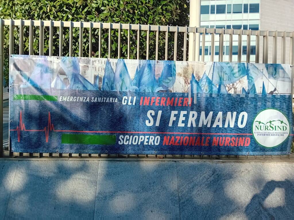 Infermieri di Legnano in sciopero a Milano: «Senza di noi gli Ospedali si fermano»