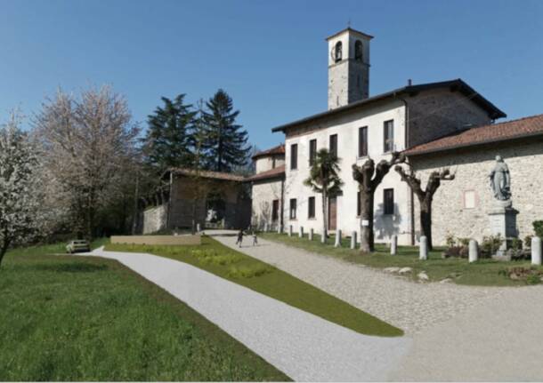 Lavori sagrato brunello