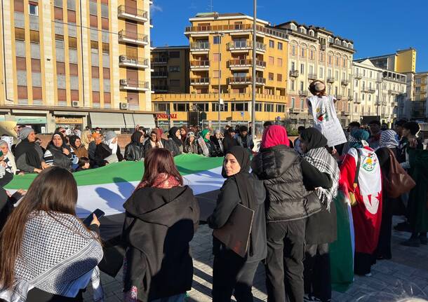 A Varese il corteo in solidarietà al popolo palestinese