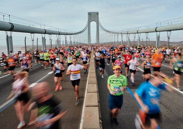 partenza maratona di new york 2023