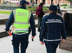 Polizia locale in centro a Legnano
