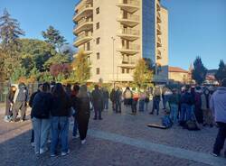 Presidio a Busto Arsizio dell'Unione degli Studenti