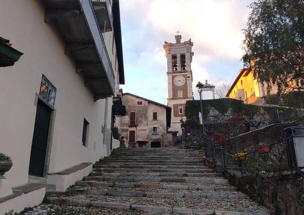 Sacro Monte di varese all’imbrunire