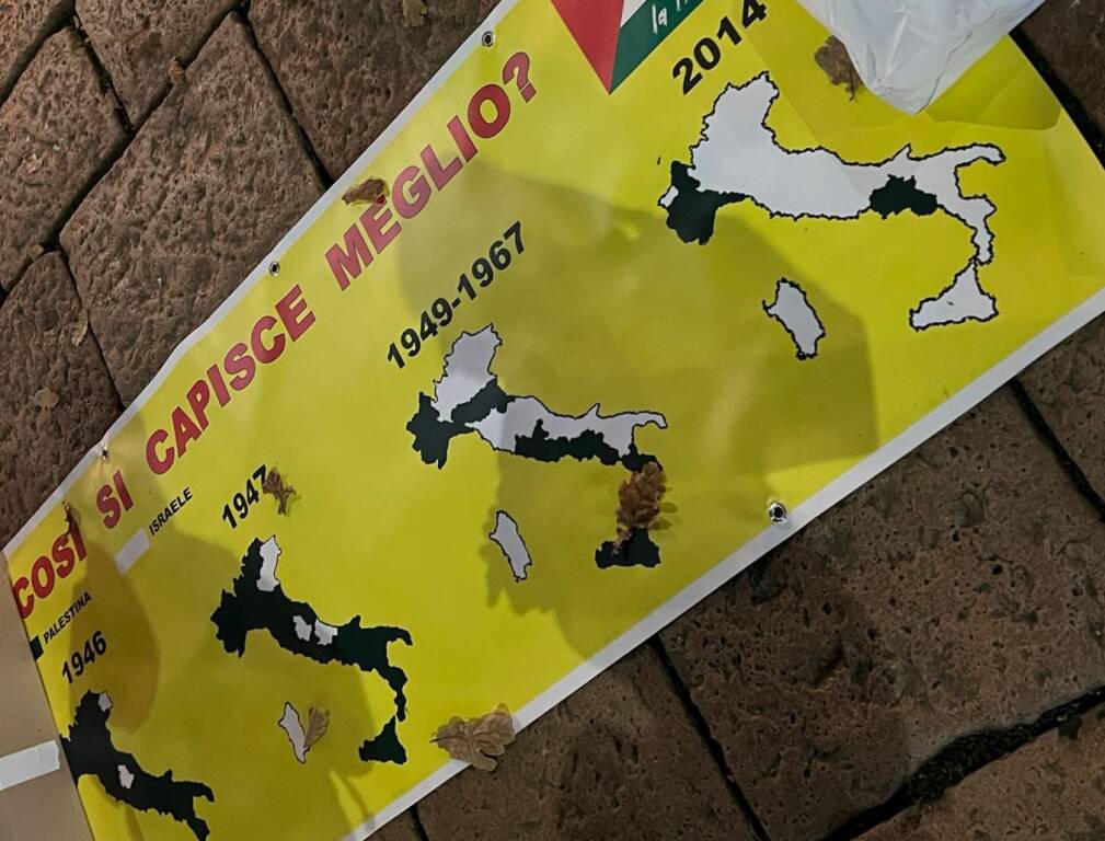 Varese - Varese senza frontiere in piazza per la Palestina