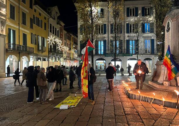 Varese - Varese senza frontiere in piazza per la Palestina