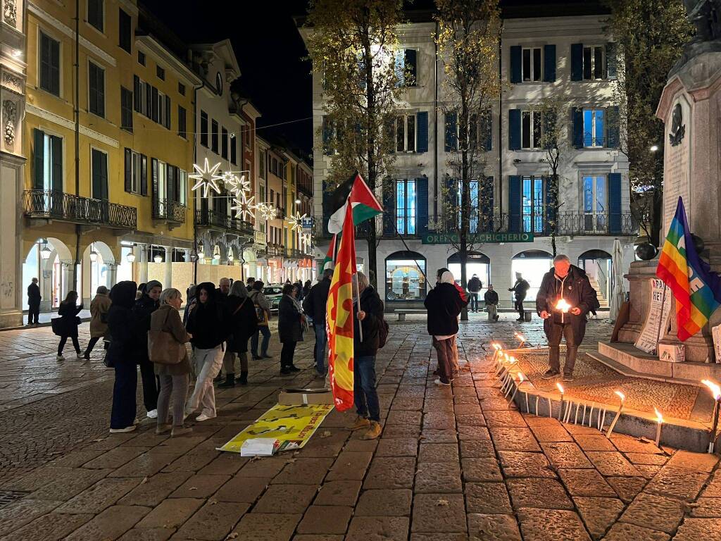 Varese - Varese senza frontiere in piazza per la Palestina