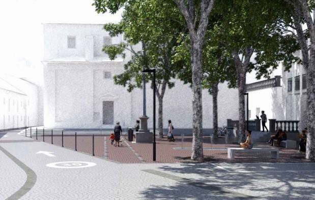 Vedano Olona - Il progetto definitivo di piazza San Maurizio