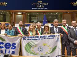A Bruxelles la Terra dei Due Laghi riceve la bandiera di Comunità europea dello sport 