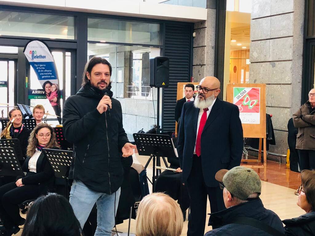 Alle Gallerie Cantoni di Legnano il corpo bandistico di Legnano