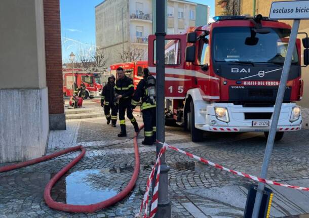 Bruciato il presepe di Villastanza a Parabiago