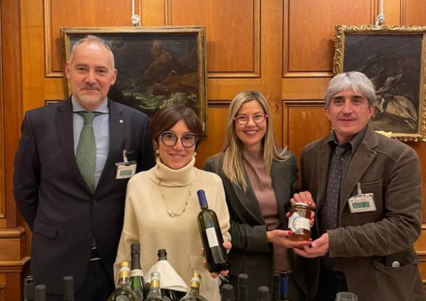 Il miele di Casciago, la Formaggella del Luinese e il vino di Golasecca alla Camera dei Deputati