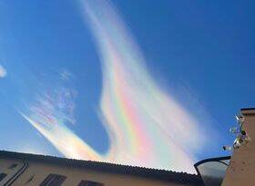 Le nuvole iridescenti sul Varesotto