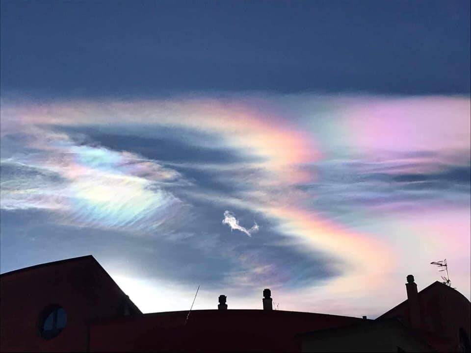 Le nuvole iridescenti sul Varesotto 2