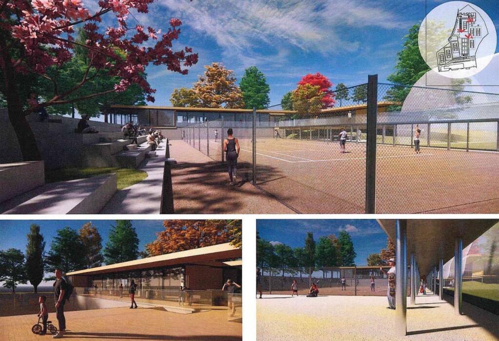 Tennis Club Le Bettole: le immagini di come diventerà
