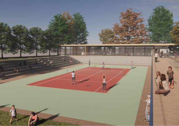 Tennis Club Le Bettole: le immagini di come diventerà