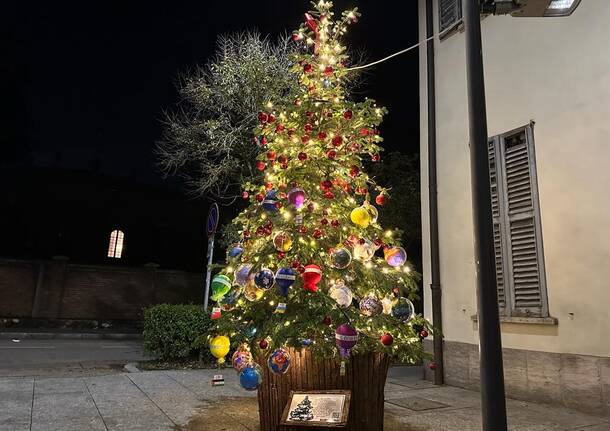 Castellanza accende l'albero di Natale