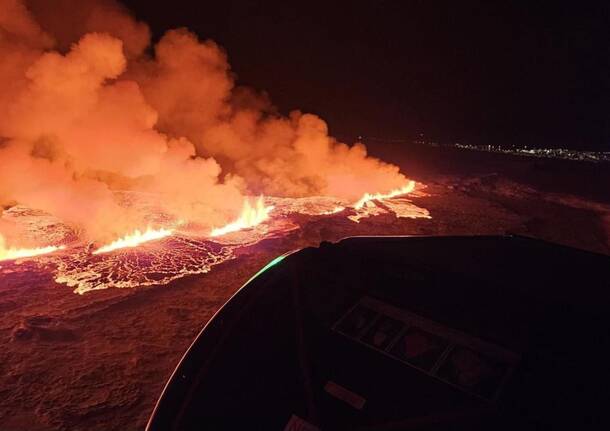 eruzione islanda dicembre 2023