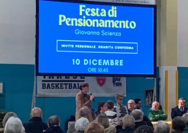 festa di pensionamento giovanna scienza