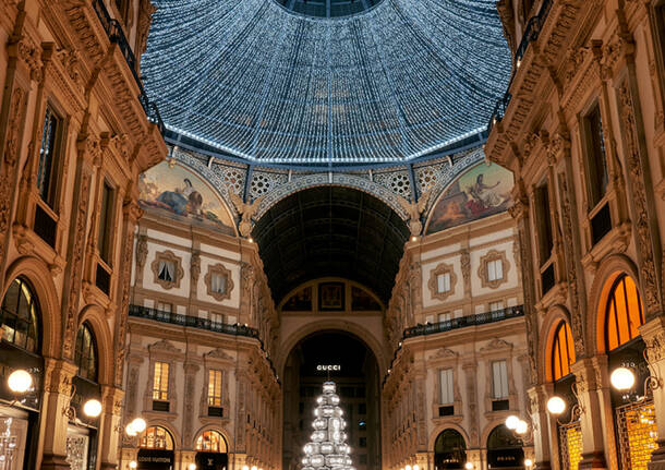 Galleria Vittorio Emanuele II a Milano Natale 2023