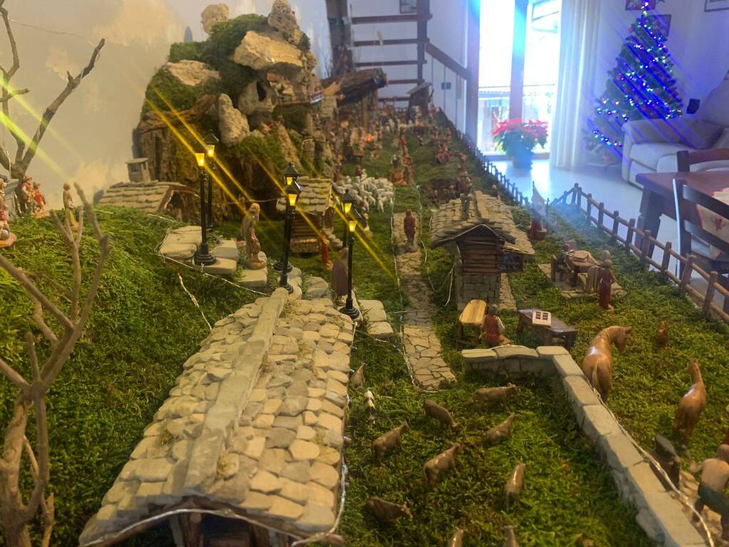 Il presepe di Dario Rossi a Morosolo