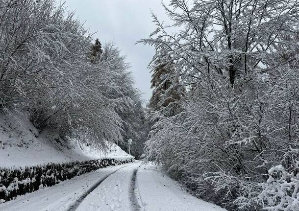 La prima neve a Campo dei Fiori e Pradecolo