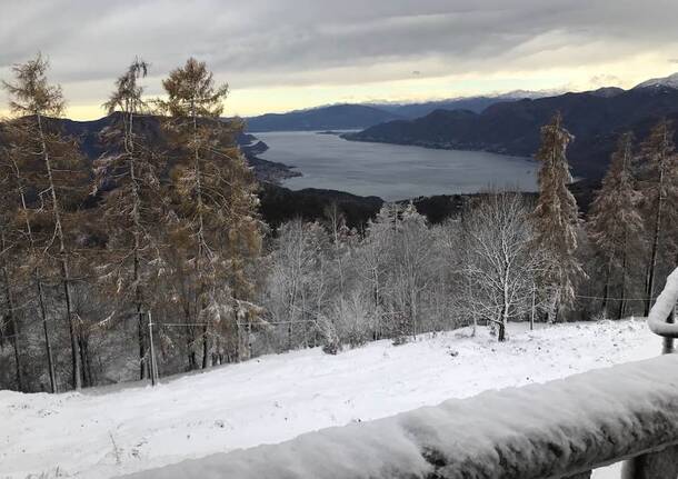 La neve a Pradecolo e Campo dei Fiori