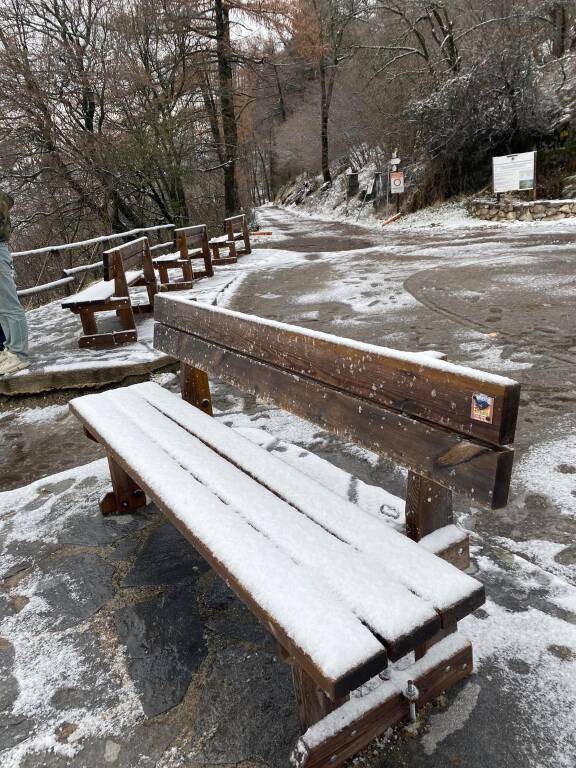 La neve a Pradecolo e Campo dei Fiori