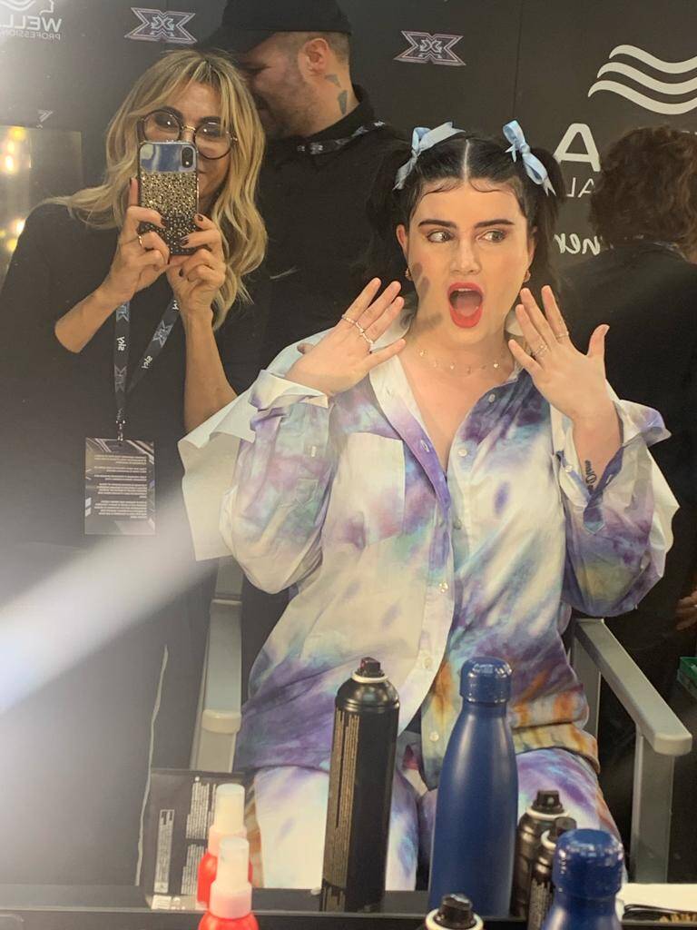 Con la finalista Maria Tomba