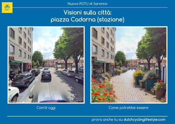 La trasformazione di Saronno, il prima e il dopo attraverso gli occhi della mobilità olandese