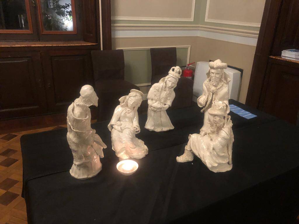 Mostra di presepi in terracotta e ceramica in Famiglia Legnanese
