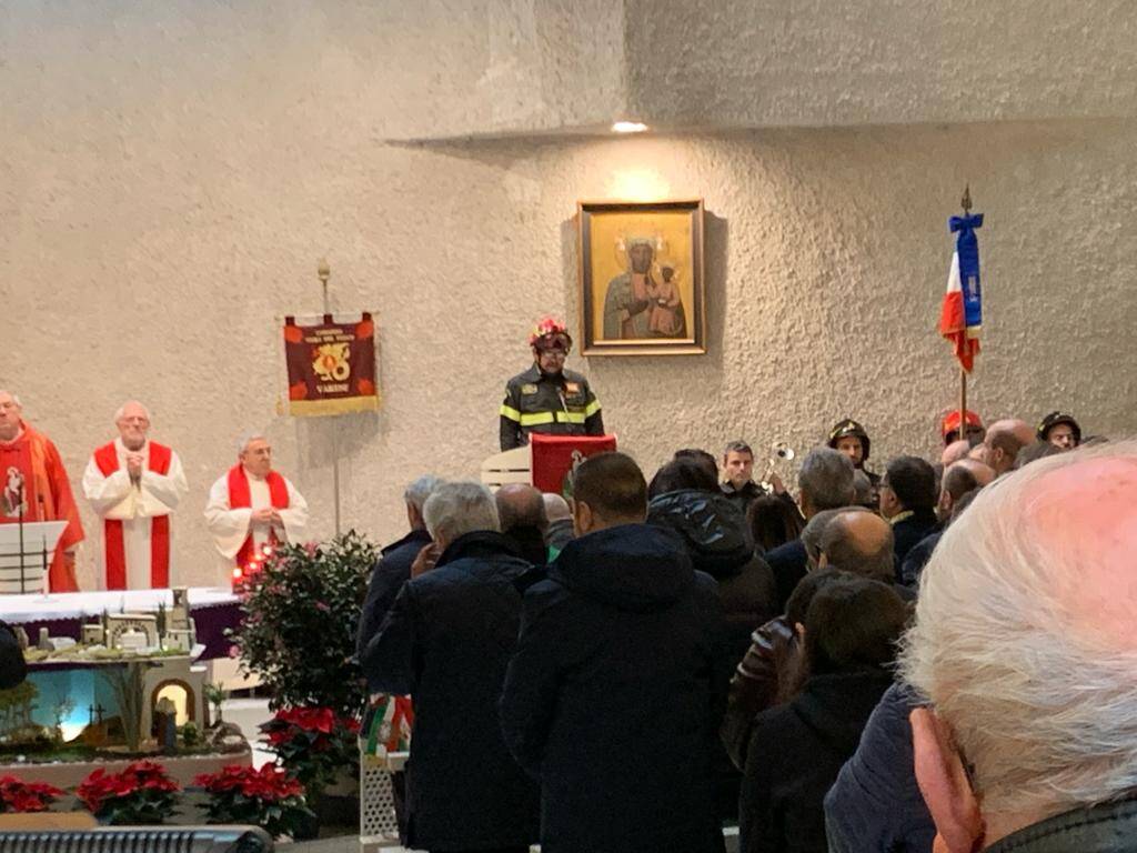 Santa Barbara 2023: la cerimonia nella chiesa Kolbe di Varese