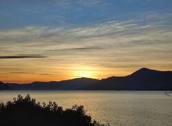 Tramonto d'inverno a Luino