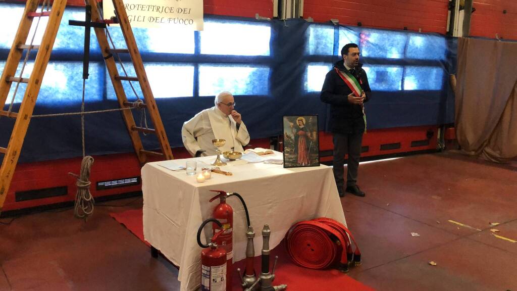 Vigili del Fuoco in festa per la patrona Santa Barbara