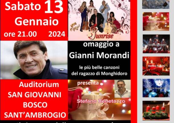 \"Un mondo d’amore\" - Omaggio a Gianni Morandi all\'Auditorium di Sant\'Ambrogio