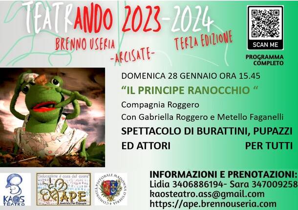 A Brenno Useria teatro per ragazzi