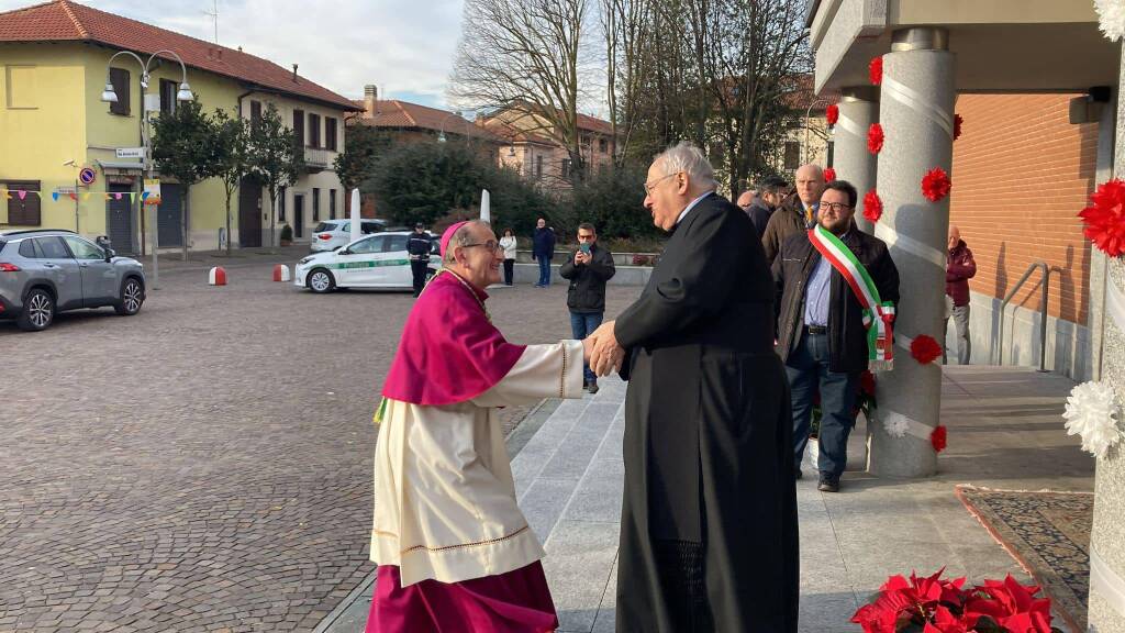 L'arcivescovo Delpini in visita pastorale a Rescaldina