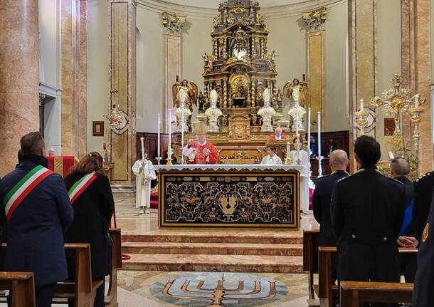 Le Polizie Locali dell'Asse del Sempione celebrano San Sebastiano