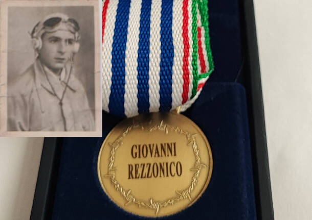 Medaglia d'onore all'ex I.M.I. di Cerro Maggiore Giovanni Rezzonico