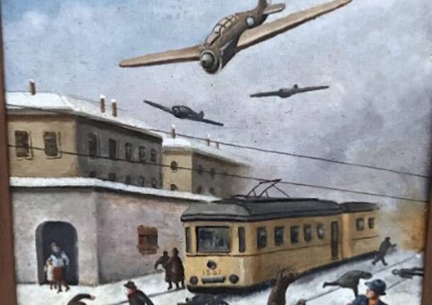 mitragliamento bombardamento treno Gallarate 1945