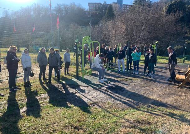 palestra a cielo aperto laveno