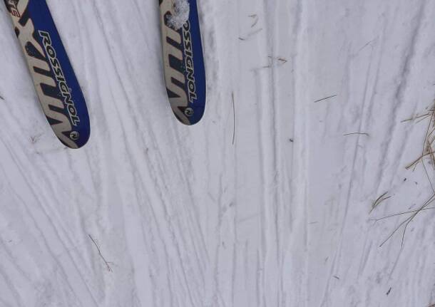 Primi sciatori del 2024 in Forcora