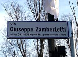 Vedano Olona - Intitolazione via Giuseppe Zamberletti alle Fontanelle