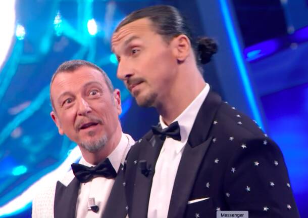 A sorpresa Ibrahimovic sul palco di Sanremo 2024