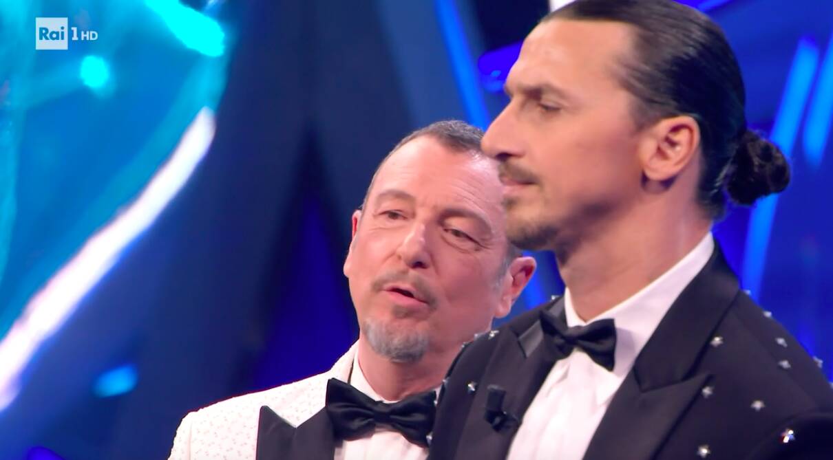 A sorpresa Ibrahimovic sul palco di Sanremo 2024