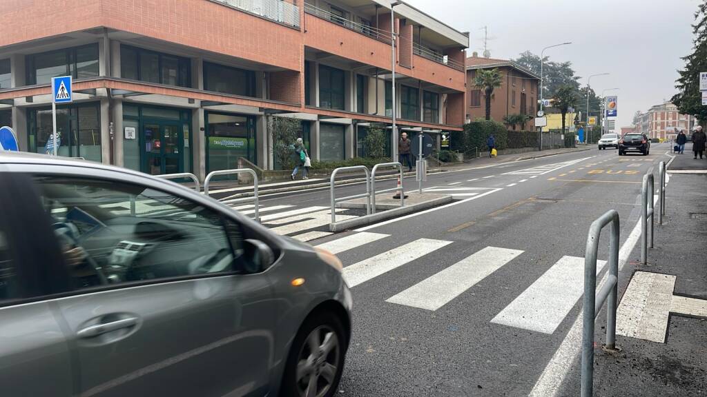Aperto un nuovo attraversamento protetto in viale Borri