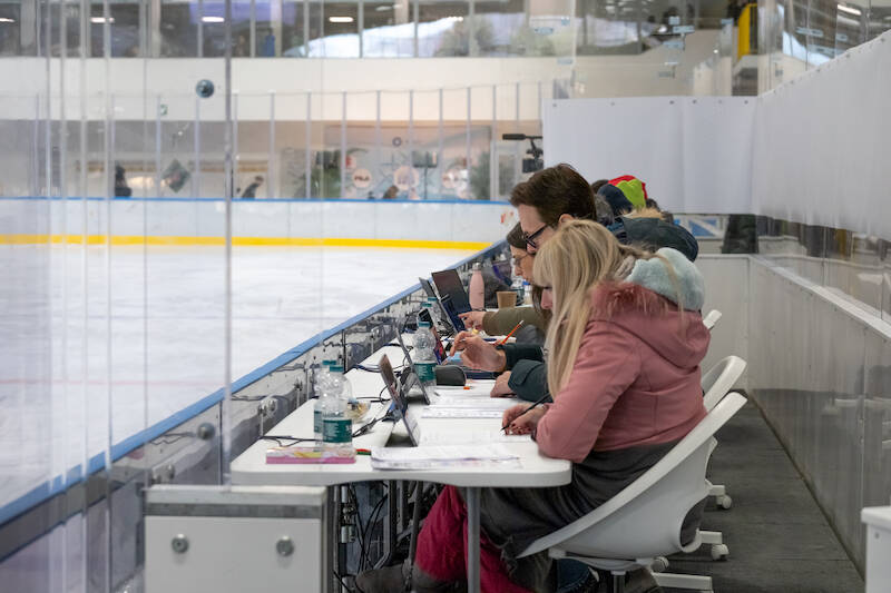 I campionati italiani junior di pattinaggio figura all\'Acinque Ice Arena di Varese