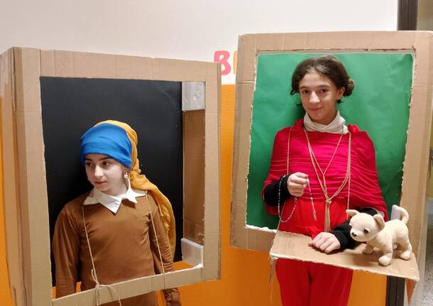 Gli studenti di Morazzone diventano Opere d’arte viventi per la sfilata di Carnevale