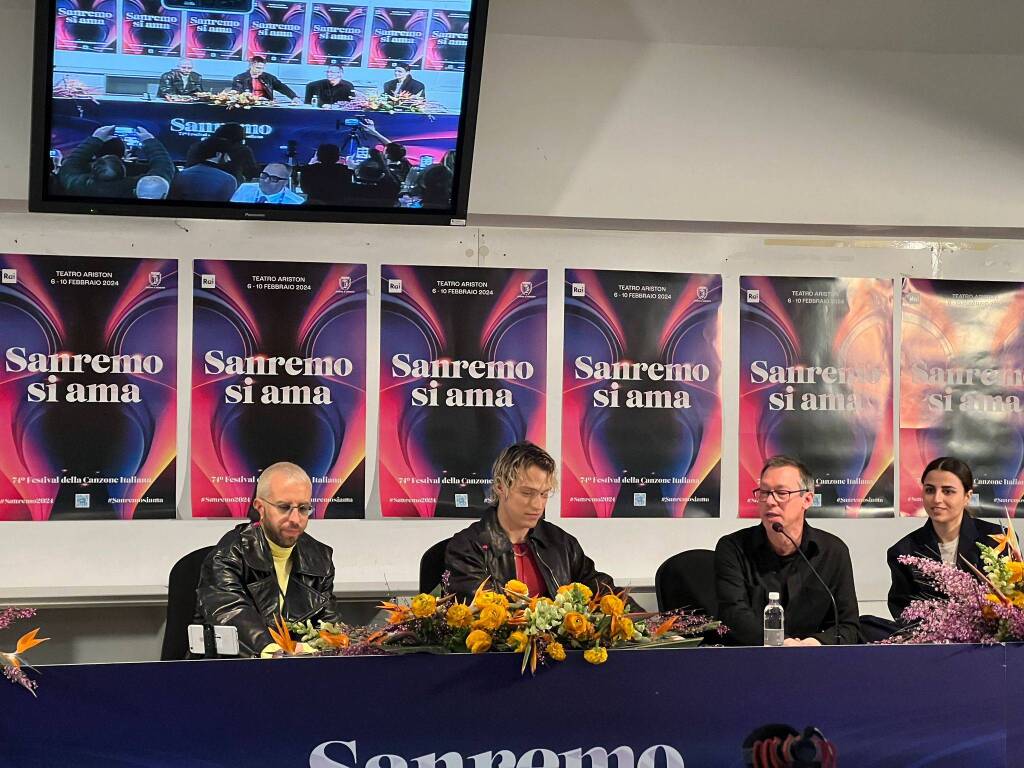 I cantanti in gara alla 74esima edizione del Festival di Sanremo, foto dalla sala stampa